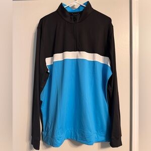 Puma Black Quarter-Zip Athletic Pullover